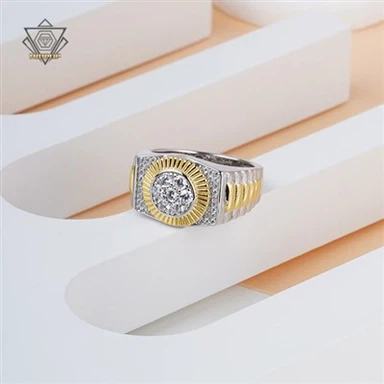 Hip Hop Pob Zeb Diamond Rings